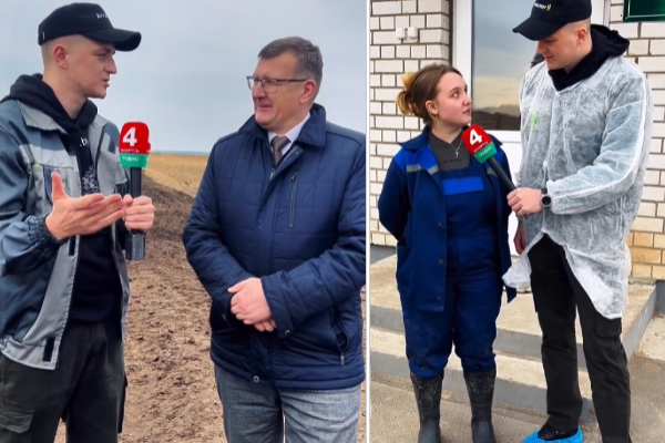 ОАО «Щорсы» посетил популярный белорусский агроблогер